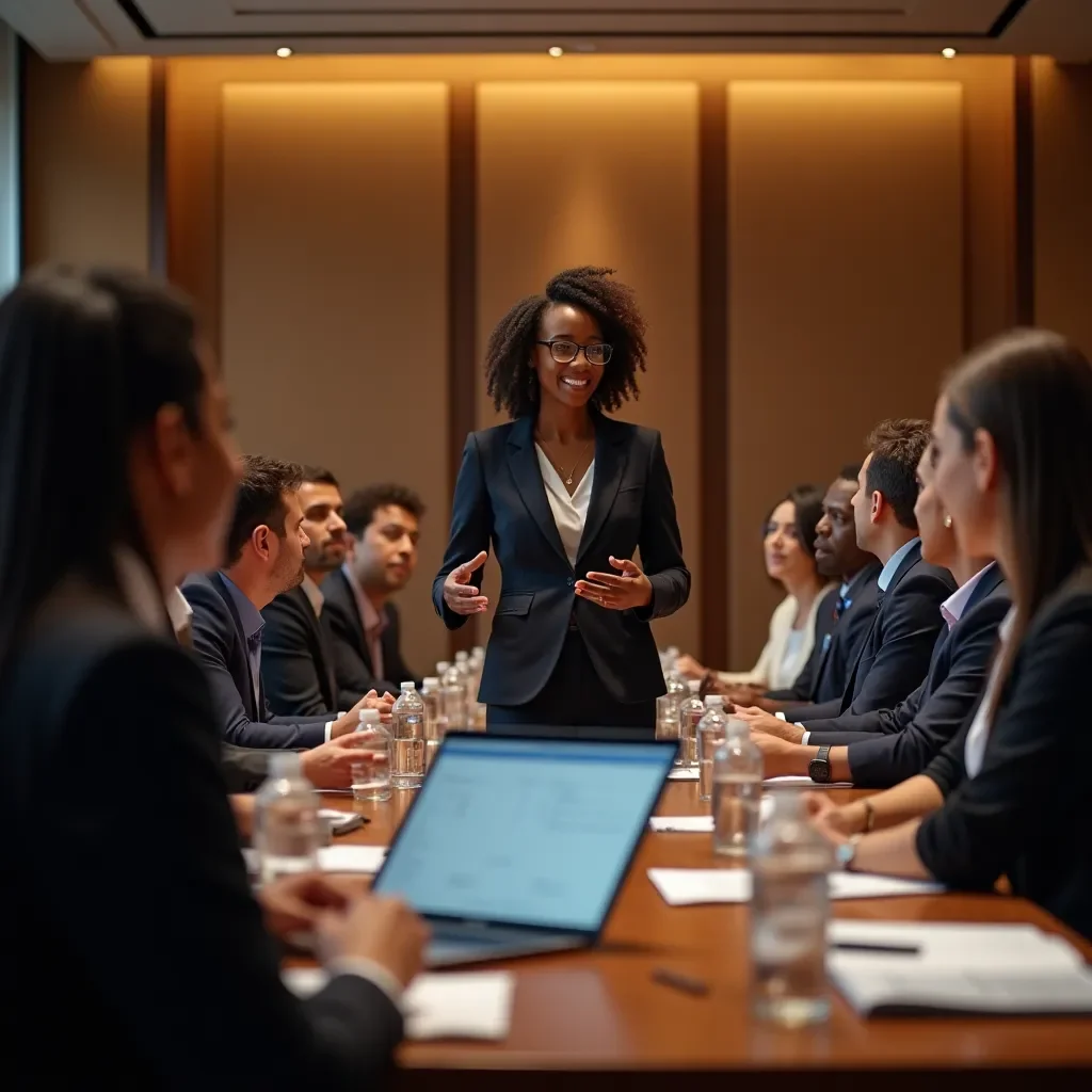 Modern office environment