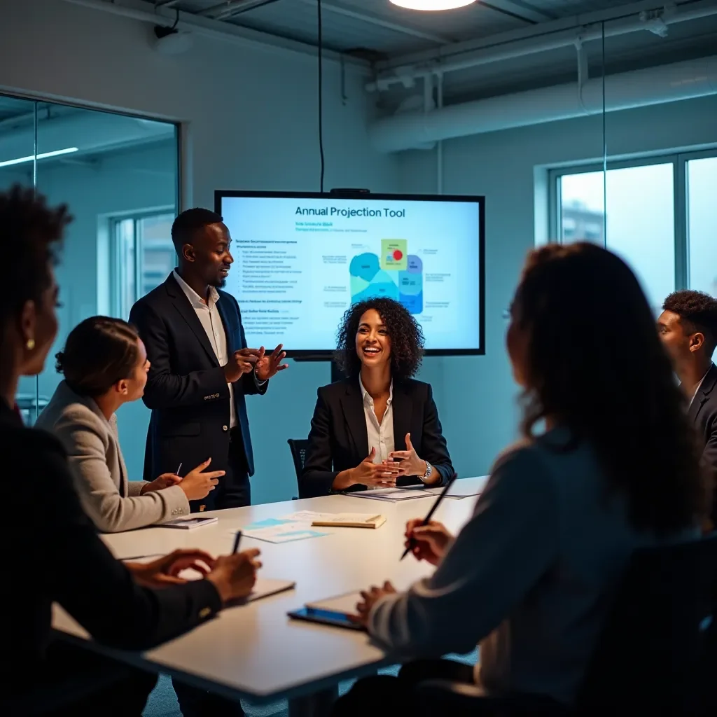 Professional team collaboration